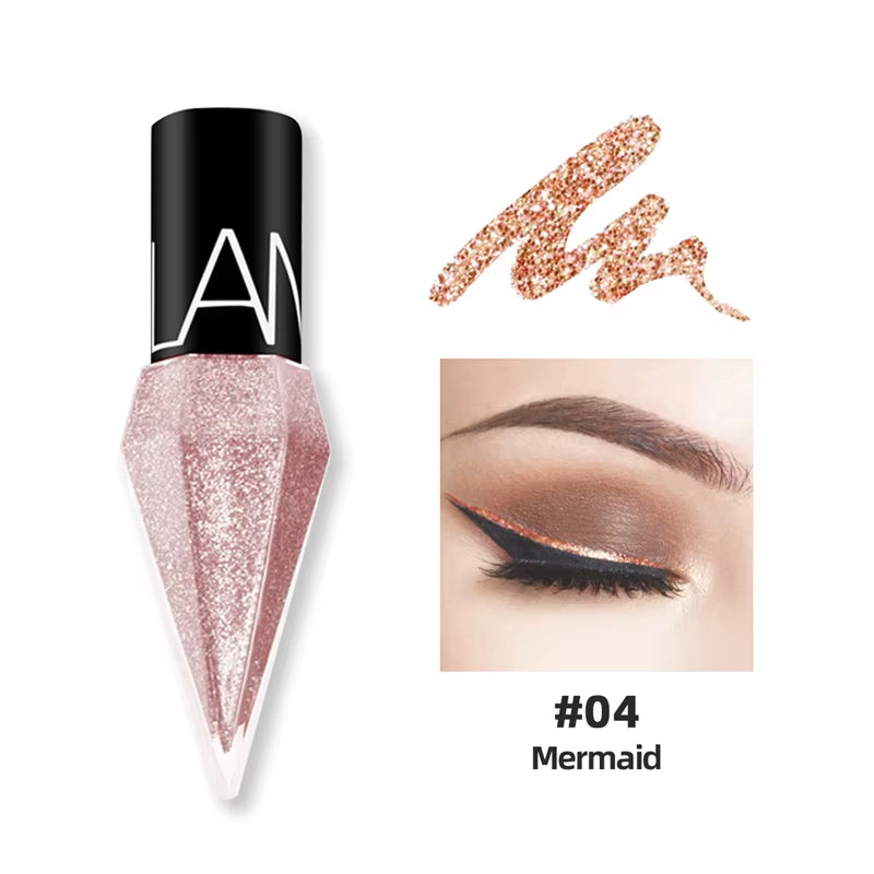 Liquid Glitter Eyeliner for Bold, Shimmering Eyes