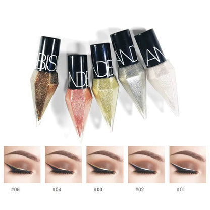 Liquid Glitter Eyeliner for Bold, Shimmering Eyes