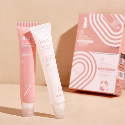 Nicor Lip Hair Removal Cream – Gentle Facial Hair Remover for Men & Women, Smooth Lip & Moustache Area in Minutes