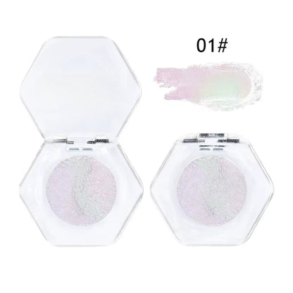 12-Color Chameleon Glitter Eyeshadow Palette – Long-Lasting, Pearlescent Shimmer for Dazzling, Color-Shifting Eye Makeup