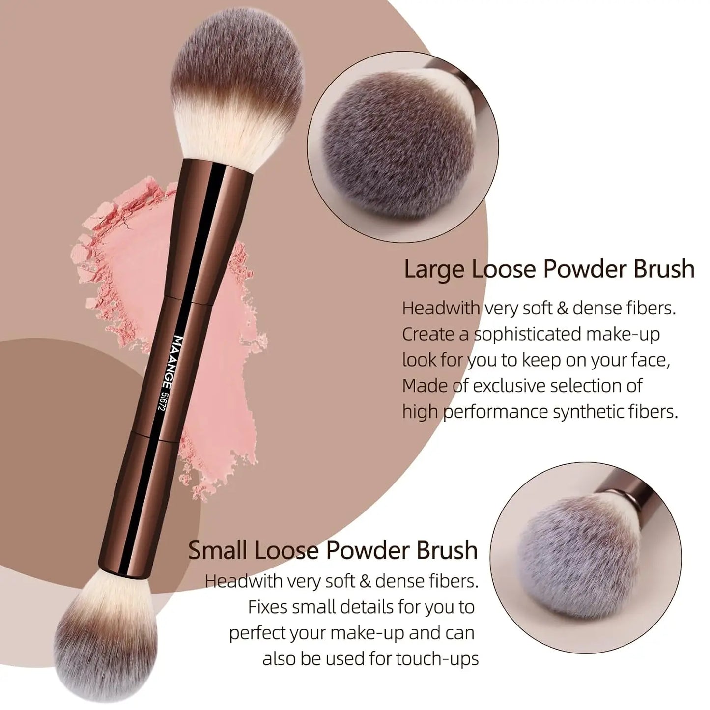 4-Piece Pro Makeup Brush Set