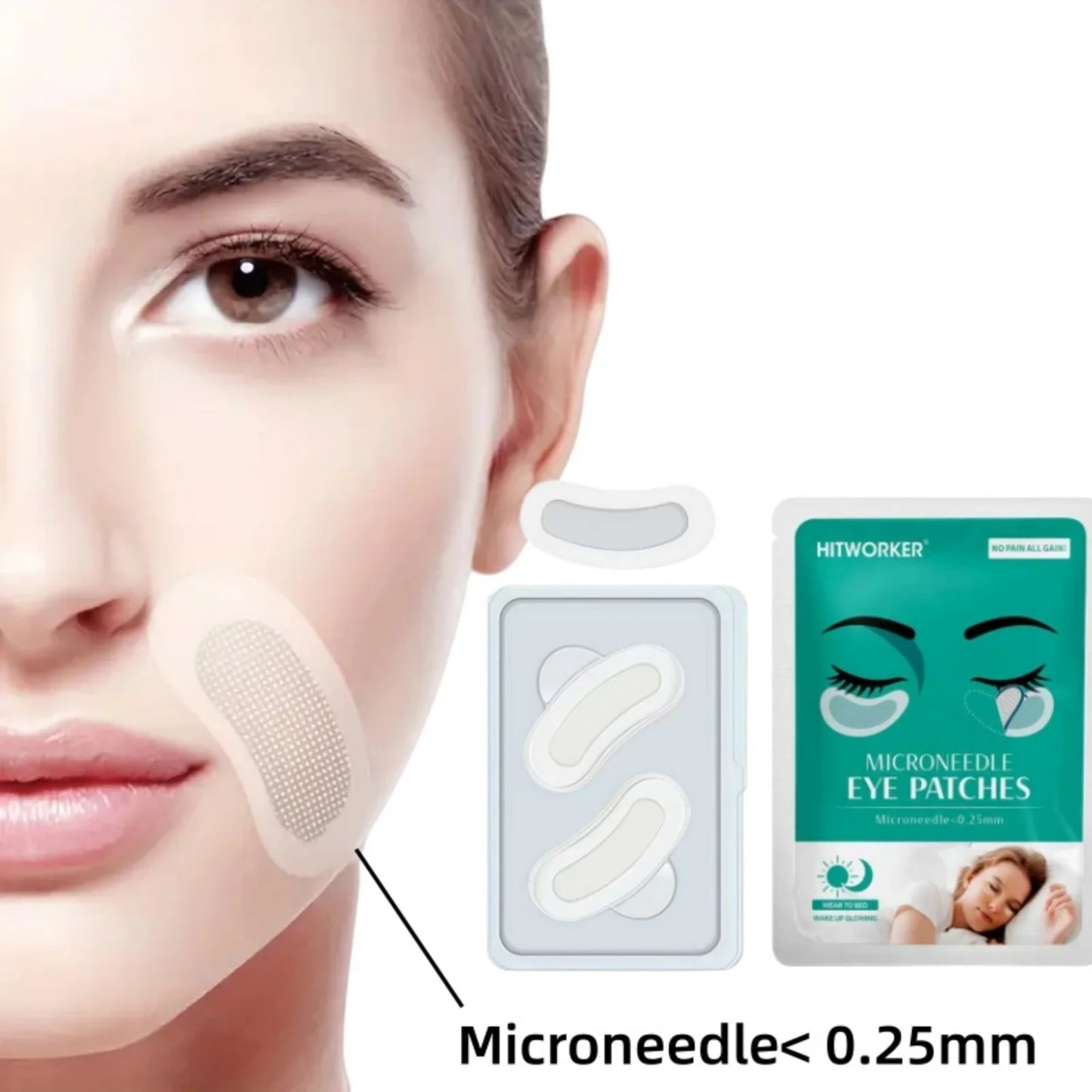 Microneedle Hyaluronic Eye Patches