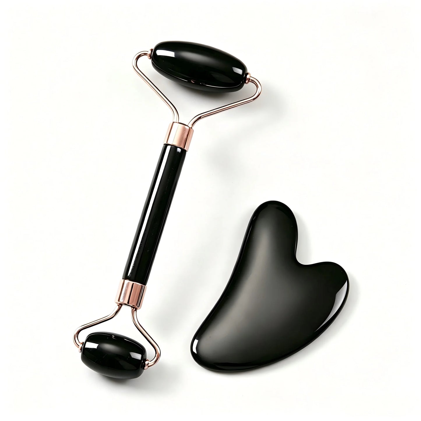 Natural Jade Roller  Gua Sha Set
