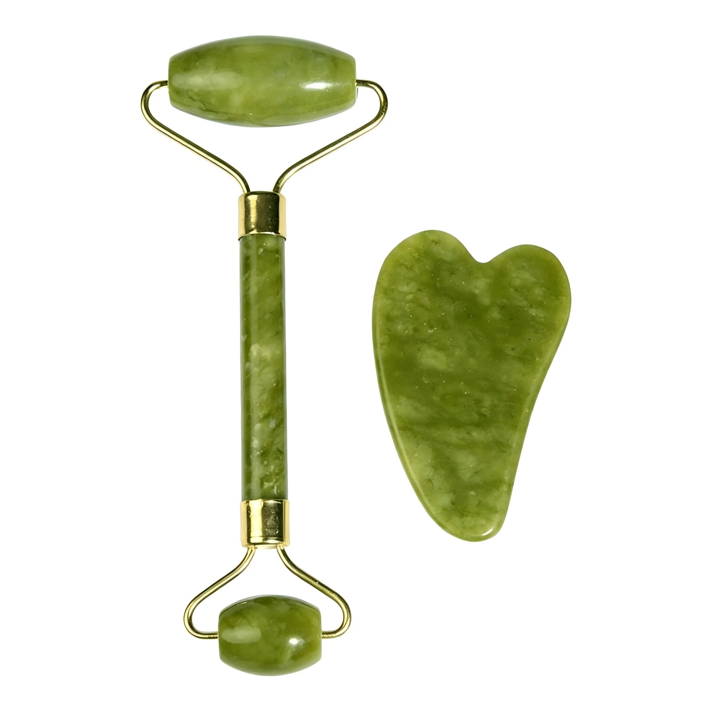 Natural Jade Roller  Gua Sha Set
