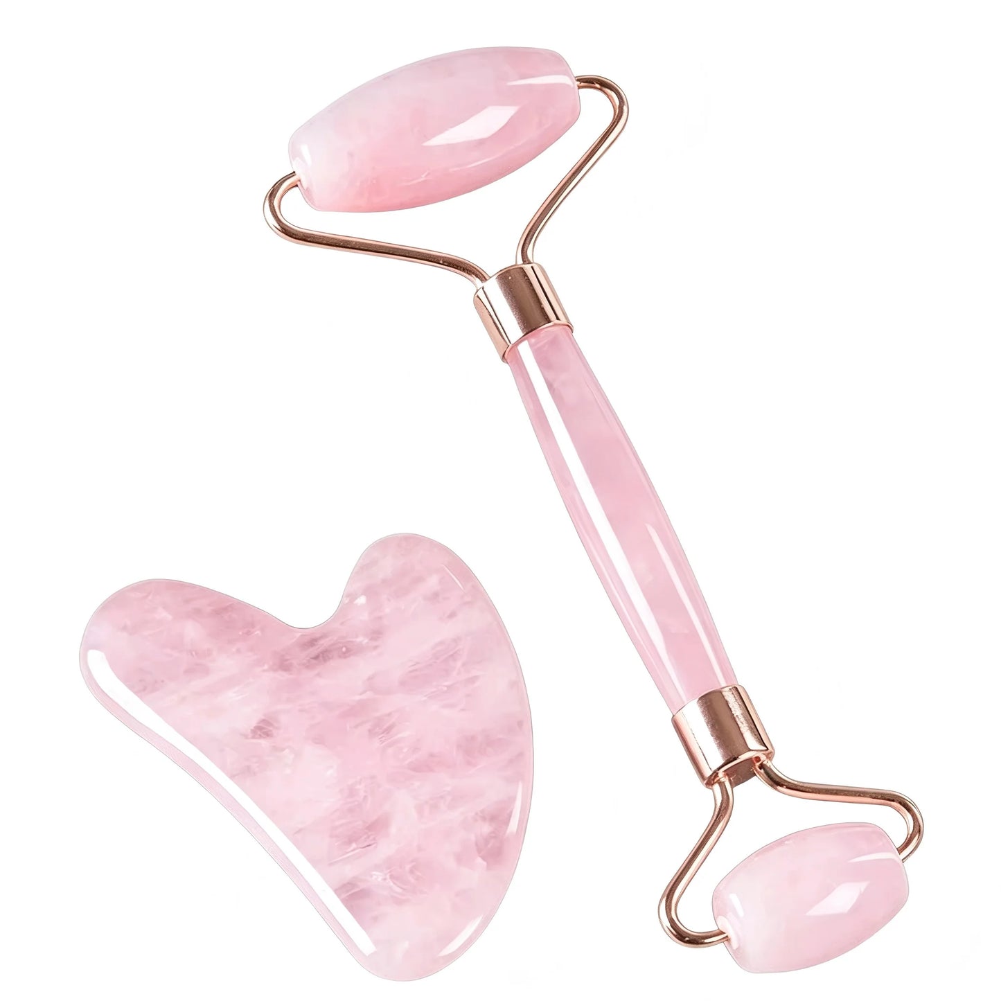 Natural Jade Roller  Gua Sha Set