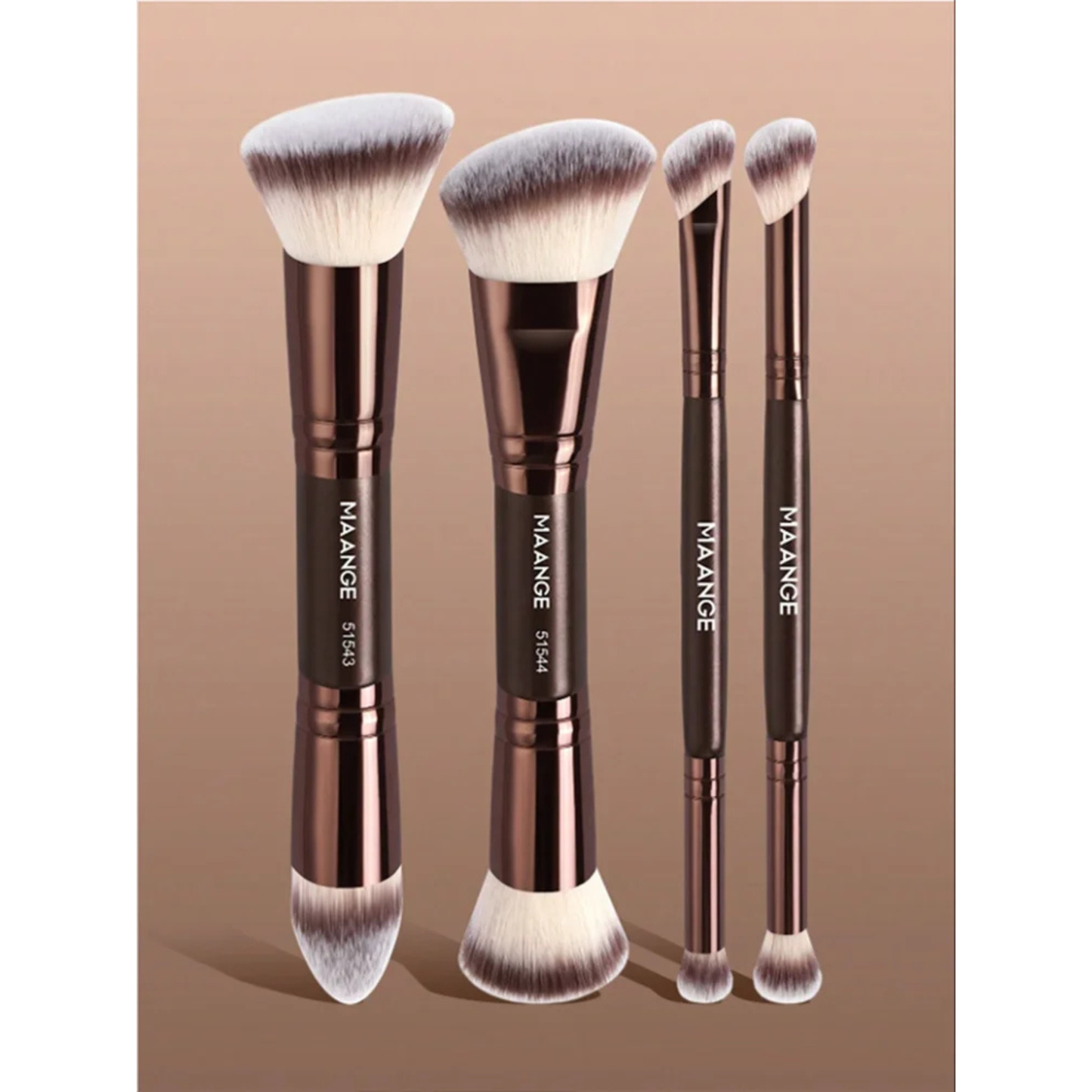 4-Piece Pro Makeup Brush Set
