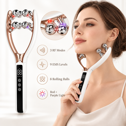 RF EMS V-Face Sculpting Massager features